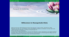 Desktop Screenshot of massagestudio-elisha.de